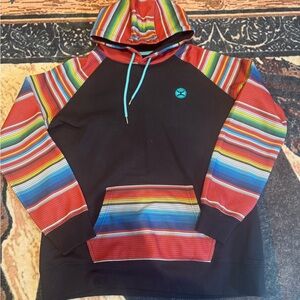 Hooey Multicolor Striped Hoodie
Wore only a couple times.